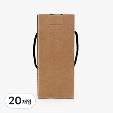 [패키지훼손 할인] 병도매닷컴 500ml 유리병 포장 더치커피 디자인 박스, P500-1C, 20개입
