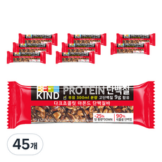BE-KIND 黑巧克力杏仁蛋白棒, 40g, 45個