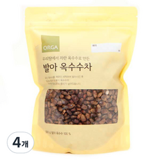 올가홀푸드 ORGA 발아 옥수수차, 500g, 1개입, 4개