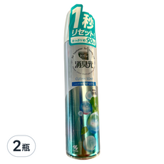 KOBAYASHI 小林製藥 消臭元 浴廁芳香噴霧 清潔皂香, 柔軟皂香, 280ml, 2瓶
