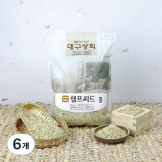 대구상회 햄프씨드, 500g, 6개