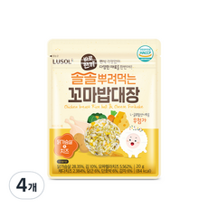 루솔 바로한끼 솔솔뿌려먹는 꼬마밥대장 20g, 닭가슴살 앤 치즈맛, 4개