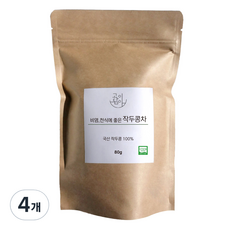 고이담아 유기농 작두콩차 슬라이스, 80g, 1개입, 4개