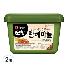 대상 청정원 순창 참깨마늘 양념쌈장, 2개, 500g