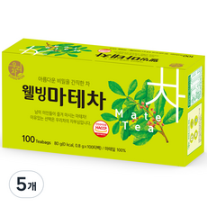 우리차 웰빙 마테차, 0.8g, 100개입, 5개