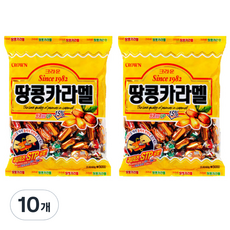 크라운 땅콩카라멜, 324g, 10개