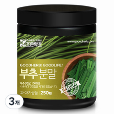 조은약초 프리미엄 부추 가루, 250g, 3개