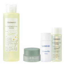 마몽드 캐모마일 퓨어 토너 250ml + 아모레퍼시픽 기초케어 3종, 1세트