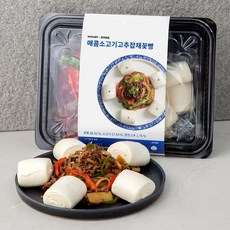 마이셰프 매콤 소고기 고추 잡채 꽃빵, 570g, 1개