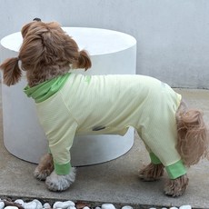 Dog Eye狗狗衣服多合一涼感衣, 1個, 檸檬黃