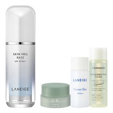 라네즈 스킨베일 베이스 30ml + 아모레퍼시픽 기초케어 3종, 50호 밀키블루, 1세트