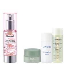 마몽드 로즈 블레미쉬 클리어링 세럼 30ml + 아모레퍼시픽 기초케어 3종세트, 1세트