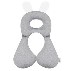보니숑 신생아 아기짱구베개 메쉬 이중거즈, 그레이