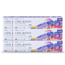 프로그 스탠딩 슬라이더 냉동용 지퍼백 대형 27p 세트, 2세트