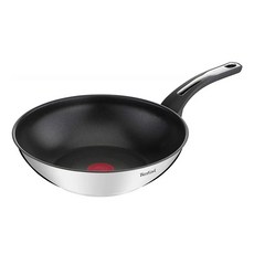 Tefal 特福 精靈系列 不鏽鋼複合不沾小炒鍋, 28cm, 1個