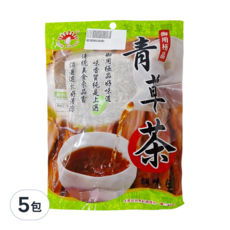 新光洋菜 青草茶調味包, 全素, 鳳尾草/黃花蜜菜/薄荷/仙草乾/珠仔草, 100g, 5包