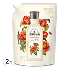 허브마리 1848 섬유유연제 카멜리아 힐 리필, 1.6L, 2개 2개, 1.6L