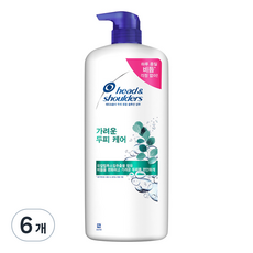 헤드앤숄더 가려운 두피 케어 샴푸, 1.2L, 6개
