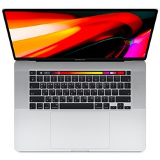 Apple 2019 맥북 프로 터치바 16, 실버, 코어i9 9세대, 1024GB, 16GB, MAC OS, MVVM2KH/A