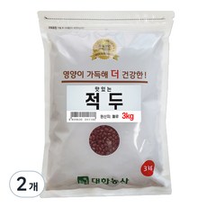 대한농산 맛있는 적두, 3kg, 2개
