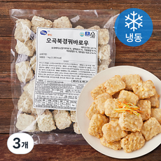 하늘푸드 오곡북경꿔바로우 (냉동), 1kg, 3개