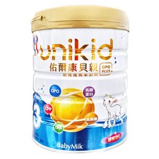 unikid 佑爾康 OPO PLUS 3號 幼兒成長羊奶粉, 含OPO，容易滋補吸收養分, 800g, 1罐