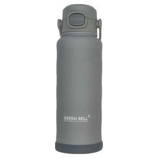 Green Bell 綠貝 316陶瓷靡顏保溫杯, 灰藍色, 1L, 1個