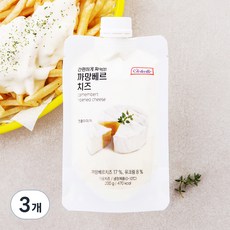 끌레베르 간편하게 짜먹는 까망베르 치즈, 200g, 3개