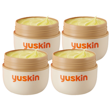 yuskin 悠斯晶 乳霜, 長效滋潤保濕, 含維他命B2, 120g, 4罐