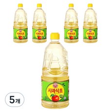 오뚜기 사과식초, 1.5L, 5개