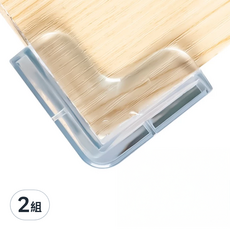 小麥購物 Y055 透明防撞護角 9g 20個, 直角款, 2組