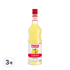 토스키 레몬 시럽, 1000ml, 3개