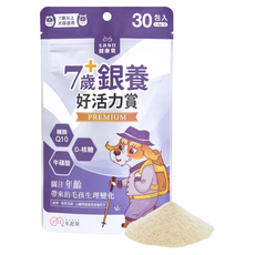 MAOUP 毛起來 毛孩每日健康賞 7歲+銀養好活力賞 營養品, 心血管保養, 30包, 1袋