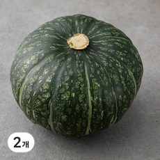 뉴질랜드산 킹 단호박, 1통, 2개 2통, 1개