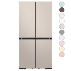 [색상선택형] 삼성전자 비스포크 키친핏 4도어 냉장고 615L 방문설치, RF60C9012AP