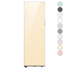 [색상선택형] 삼성전자 비스포크 스탠드형 김치플러스 1도어 키친핏 냉장고 좌개폐 348L 방문설치