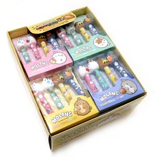 2000 몰랑 피규어 연필캡 4종 세트 vol.2, 혼합색상, 5세트