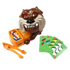 小心惡犬夾骨頭偷骨頭桌遊遊戲機, 互動益智玩具, 適合5歲以上兒童, 家有惡犬, 1個