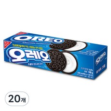 OREO 奧利奧 巧克力夾心餅乾 香草口味, 100g, 20盒