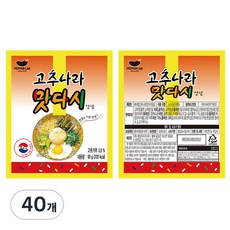 페퍼랩 고추나라 맛다시 양념, 90g, 40개