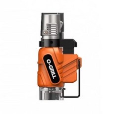 O-GRILL 安全防風打火機, 尺寸 3.5cm*寬2.4cm*高7.6cm, 橘色, 1個