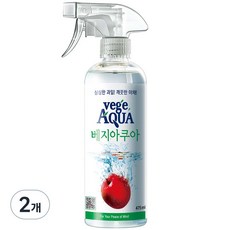 베지아쿠아 과일&야채 세정제, 475ml, 2개