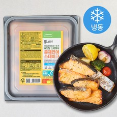 풀스키친 ASC 허브딜 스파이시 훈제연어 스테이크 (냉동), 1kg, 1개