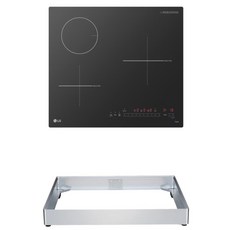 LG전자 디오스 오브제컬렉션 인덕션 3구 + 케이스 8.5cm 세트 방문설치, BEY3SRBLEC, 프리스탠딩