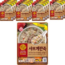 오뚜기 오즈키친 샤브계란죽, 450g, 12개