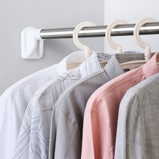 25mm強力窗簾桿壓縮桿110~195cm, 白色的