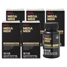 GNCMEGAMEN 멀티비타민 미네랄, 90정, 5개