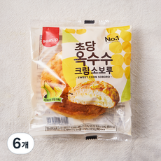 삼립 초당옥수수 크림소보루, 105g, 1개입, 6개