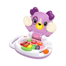 LeapFrog 跳跳蛙 躲貓貓筆電小狗, 可愛造型 學習發音 刺激孩子反應 敏銳度, Violet, 1個