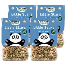 리틀파스타오가닉스 유기농 파스타 리틀스타, 250g, 4개